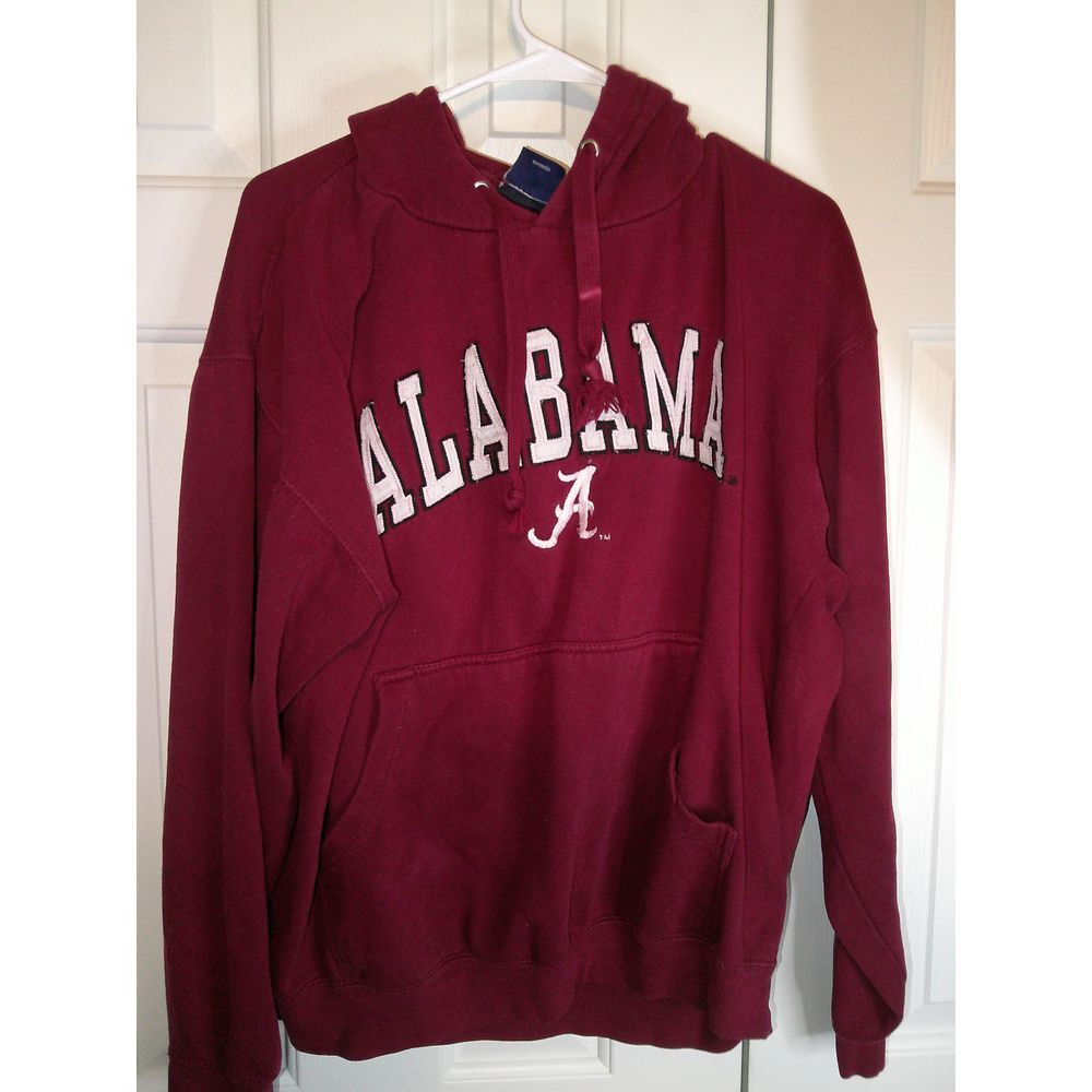 Old Varsity Brand Alabama Crimson Tide NCAA College Pullover Hoodie Sweatshirt L